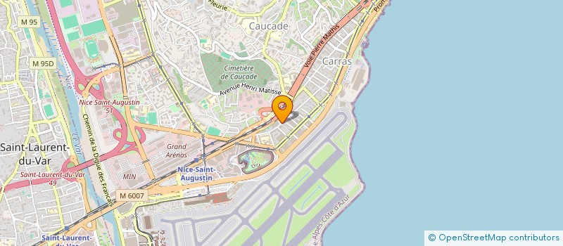 localisation de l'entreprise SLIPP LAUR INDU PATI PANI à NICE