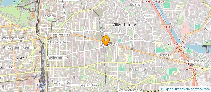 localisation de l'entreprise SLIVER à VILLEURBANNE