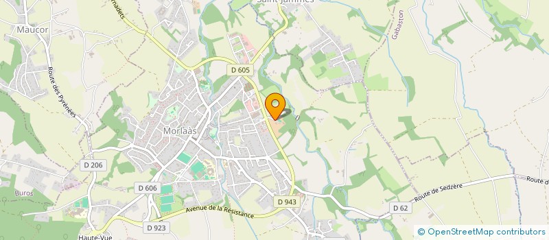 localisation de l'entreprise SLJ  MORLAAS