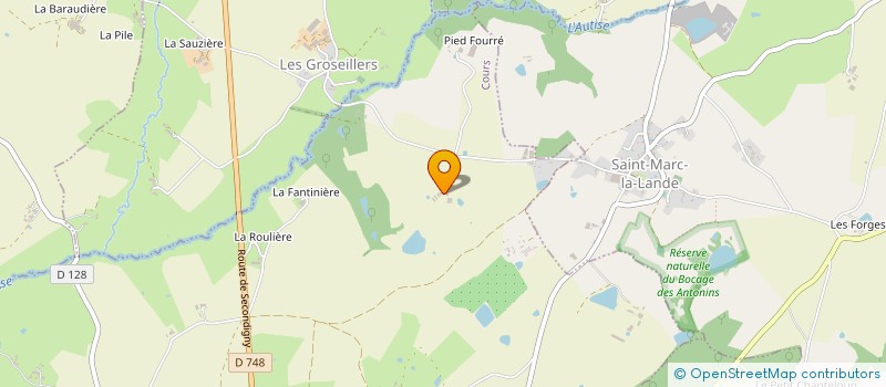 localisation de l'entreprise SLJ  CHAMPDENIERS