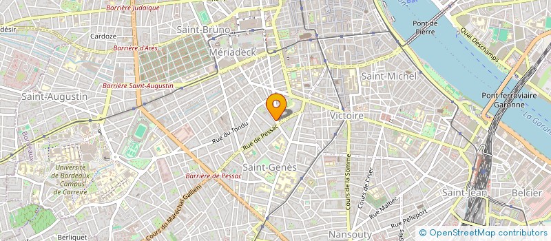localisation de l'entreprise SLJ à BORDEAUX
