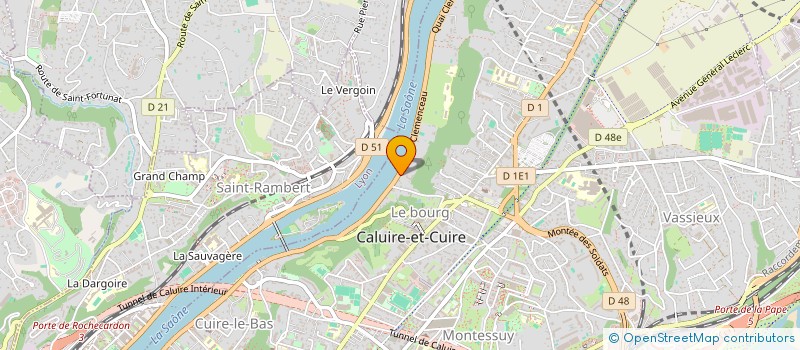 localisation de l'entreprise SLJ  CALUIRE-ET-CUIRE