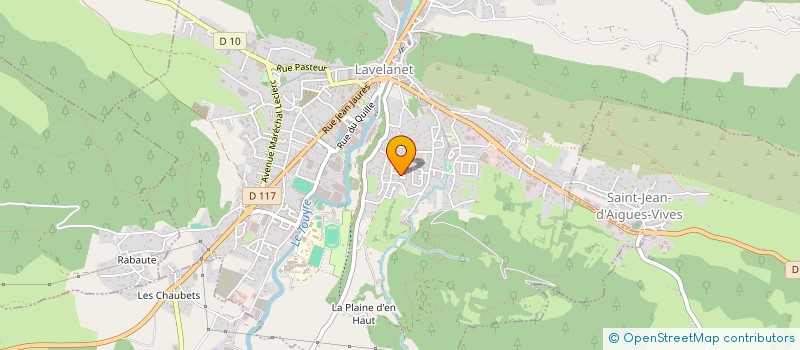 localisation de l'entreprise SLJ CONSTRUCTION  LAVELANET