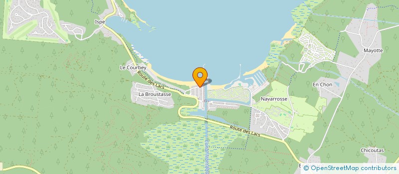 localisation de l'entreprise SLJBISCA  BISCARROSSE