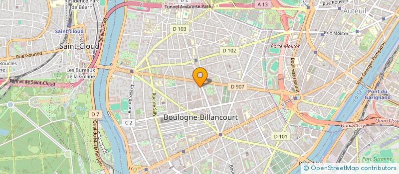 localisation de l'entreprise SLJC à BOULOGNE-BILLANCOURT