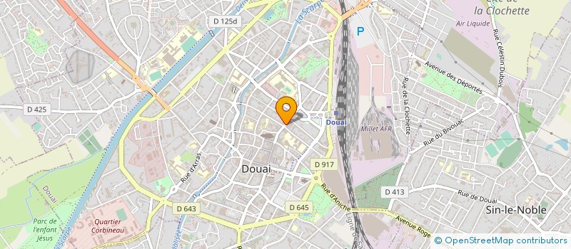 localisation de l'entreprise SLJC PROMOTION à DOUAI