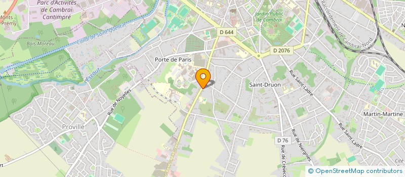 localisation de l'entreprise SLJL à CAMBRAI