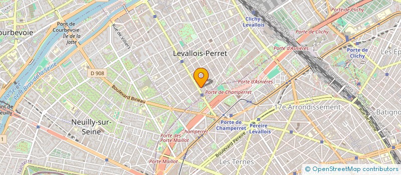 localisation de l'entreprise SLJOR CONSEIL à LEVALLOIS-PERRET