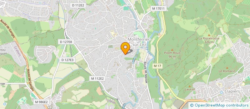 localisation de l'entreprise SLJP  MONTFERRIER-SUR-LEZ