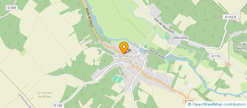 localisation de l'entreprise SLK à VILLEMEUX-SUR-EURE