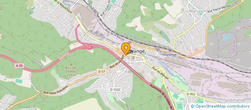 localisation de l'entreprise SLK  HAYANGE