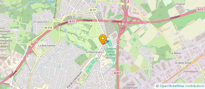 localisation de l'entreprise SLK à CARQUEFOU