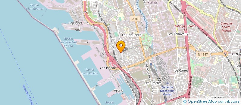 localisation de l'entreprise SLK à MARSEILLE