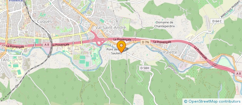 localisation de l'entreprise SLK  MEYREUIL