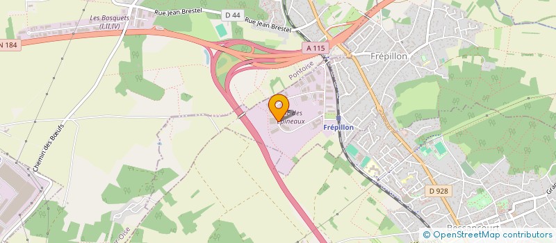 localisation de l'entreprise SLK CLIM  FREPILLON