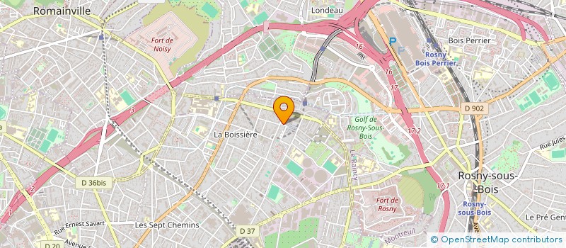 localisation de l'entreprise SLK DIAMOND DRIVE à MONTREUIL