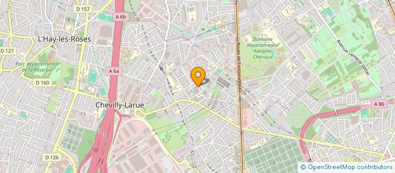 localisation de l'entreprise SLK NEWS  CHEVILLY-LARUE