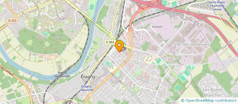 localisation de l'entreprise SLK TRANSPORT  ERAGNY