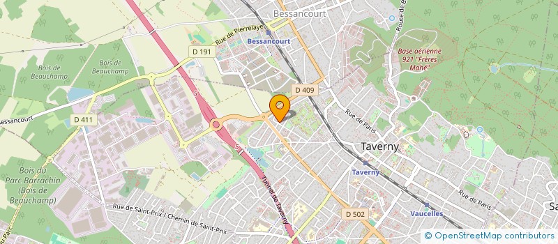 localisation de l'entreprise SLL à TAVERNY