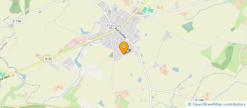 localisation de l'entreprise SLL  YZERNAY