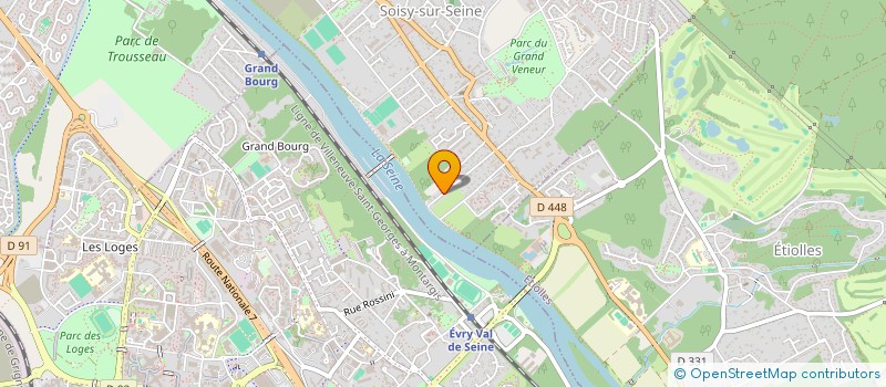 localisation de l'entreprise SLL CONSEIL à SOISY-SUR-SEINE