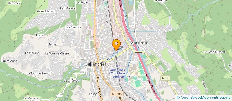 localisation de l'entreprise SLLV à SALLANCHES