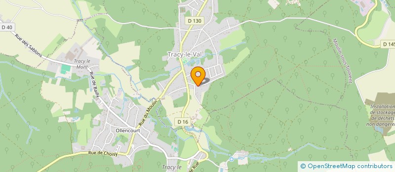 localisation de l'entreprise SLM  TRACY-LE-VAL