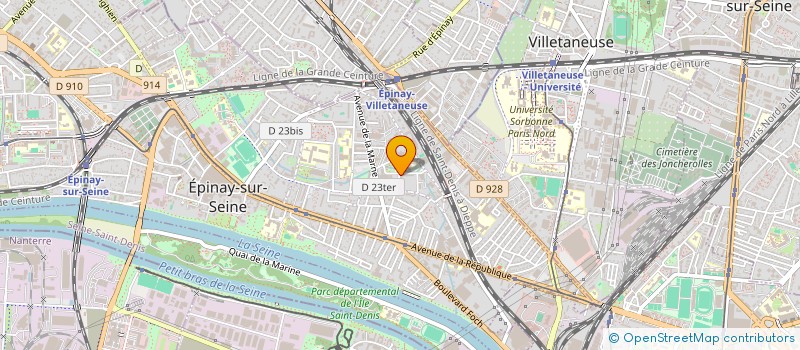 localisation de l'entreprise SLM à EPINAY-SUR-SEINE