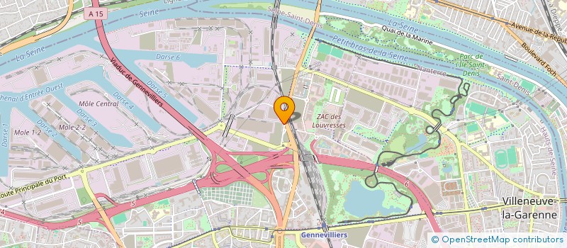 localisation de l'entreprise SLM à GENNEVILLIERS