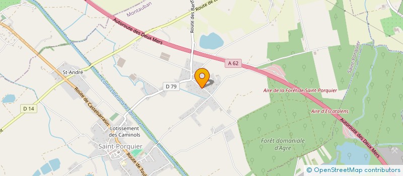 localisation de l'entreprise SLM  SAINT-PORQUIER