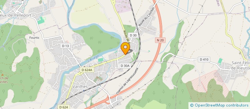 localisation de l'entreprise SLM à VARILHES