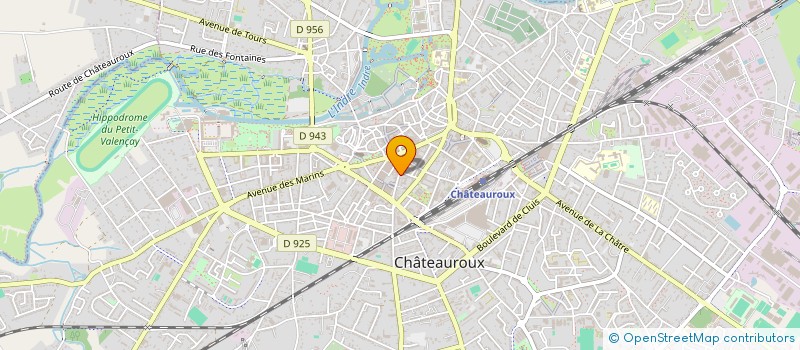 localisation de l'entreprise SLM à CHATEAUROUX