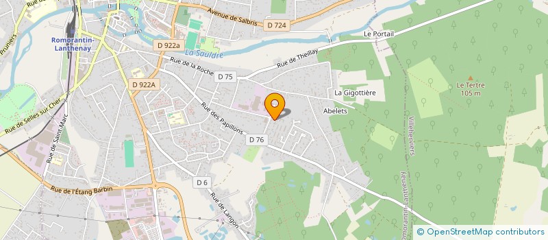 localisation de l'entreprise SLM  ROMORANTIN-LANTHENAY