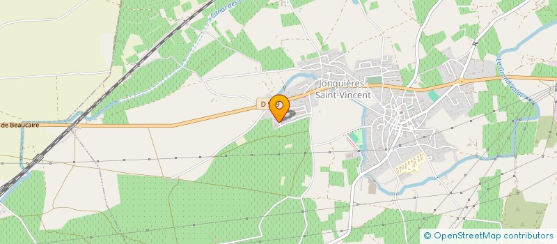 localisation de l'entreprise SLM  JONQUIERES-SAINT-VINCENT