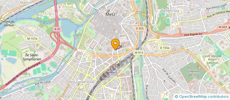 localisation de l'entreprise SLM  METZ