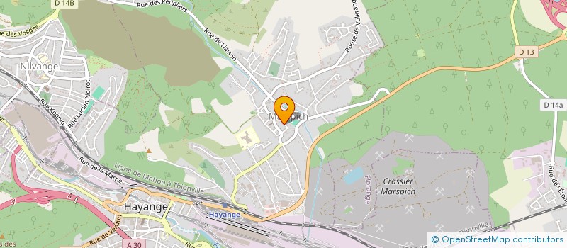 localisation de l'entreprise SLM  HAYANGE