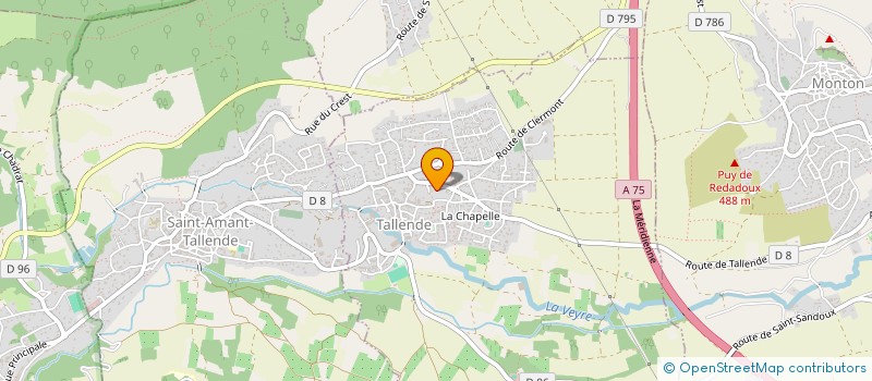 localisation de l'entreprise SLM à SAINT-AMANT-TALLENDE