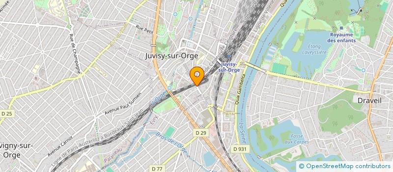 localisation de l'entreprise SLM à JUVISY-SUR-ORGE