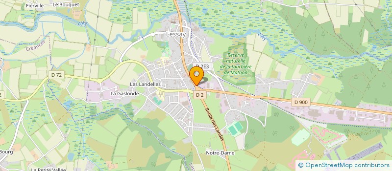 localisation de l'entreprise SLM  LESSAY