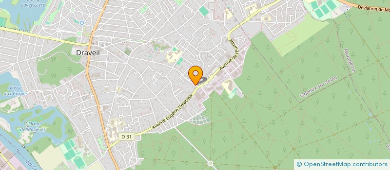 localisation de l'entreprise SLM à DRAVEIL