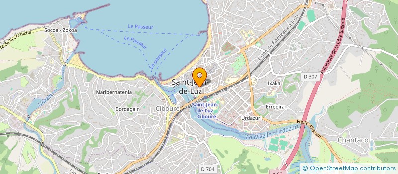 localisation de l'entreprise SLM à SAINT-JEAN-DE-LUZ