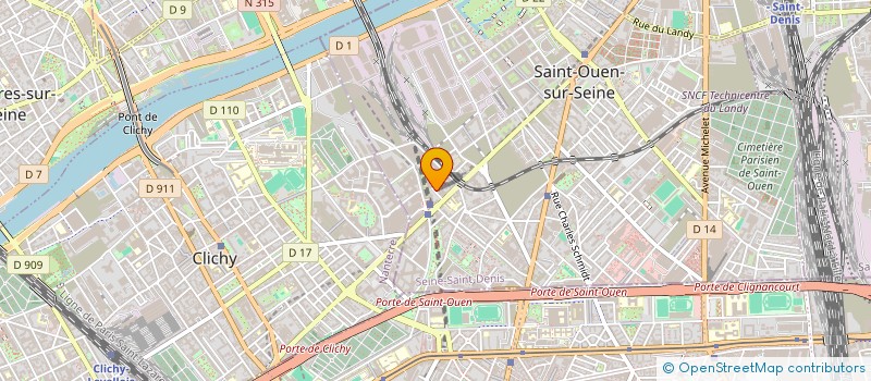 localisation de l'entreprise SLM à SAINT-OUEN-SUR-SEINE