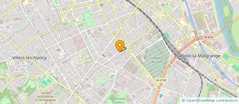 localisation de l'entreprise SLM  NANCY