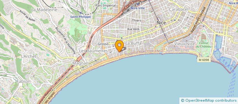 localisation de l'entreprise SLM à NICE