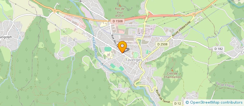 localisation de l'entreprise SLM  FAVERGES-SEYTHENEX