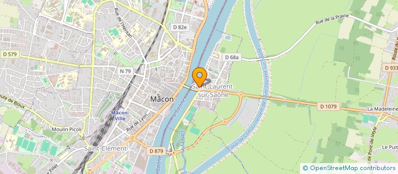 localisation de l'entreprise SLM ASSOCIES à SAINT-LAURENT-SUR-SAONE