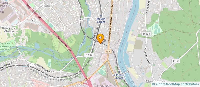 localisation de l'entreprise SLM AUTO  CORBEIL-ESSONNES