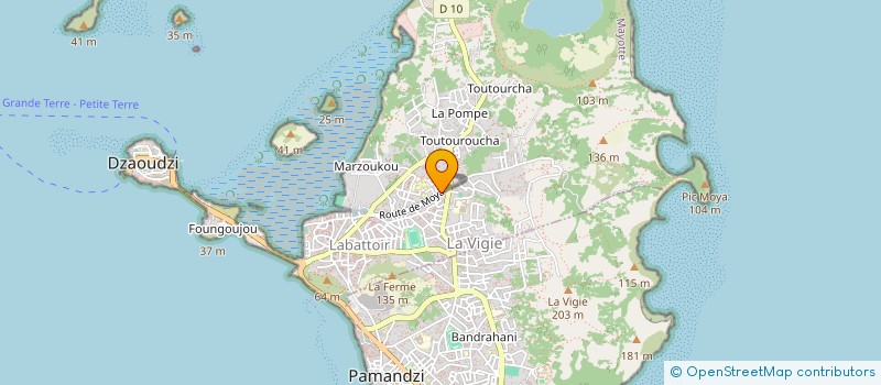 localisation de l'entreprise SLM BTP à DZAOUDZI