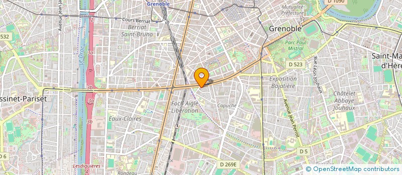 localisation de l'entreprise SLM CREATIONS  GRENOBLE