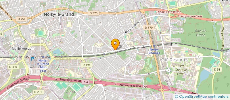 localisation de l'entreprise SLM DRIVER  NOISY-LE-GRAND